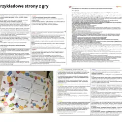Gra planszowa z pytaniami i odpowiedziami, promująca uniwersalne tematy do rozmowy, z podziałem na obszary: "Rodzina", "Szkoła", "Ziomki" i "Ekspert".