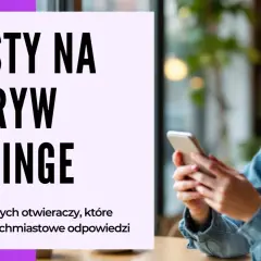 Teksty na podryw na Hinge. 50 sprawdzonych otwieraczy, które generują natychmiastowe odpowiedzi.
