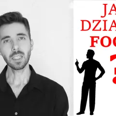 Mężczyzna z tekstem "Jak działają fochy" i sylwetkami pary. Zastanawiasz się, ile trwa foch faceta?