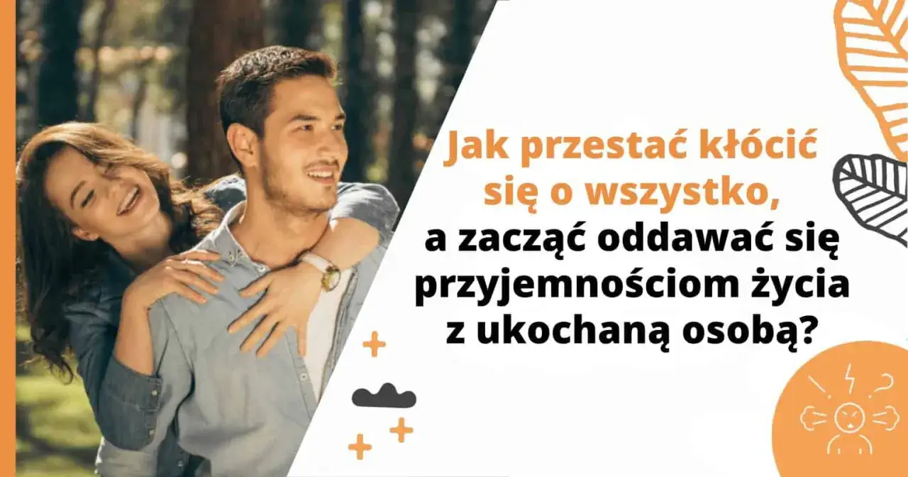 Szczęśliwa para, która chce zakończyć częste kłótnie w związku o byle co i cieszyć się wspólnym życiem.